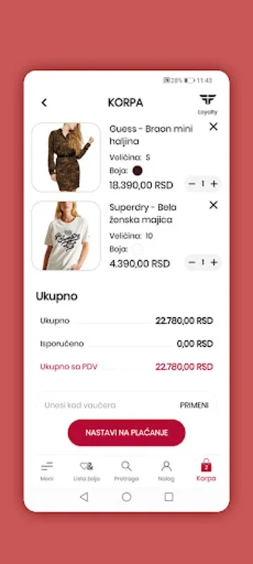 Fashion&Friends for Android - Unbeatable Fashion Deals