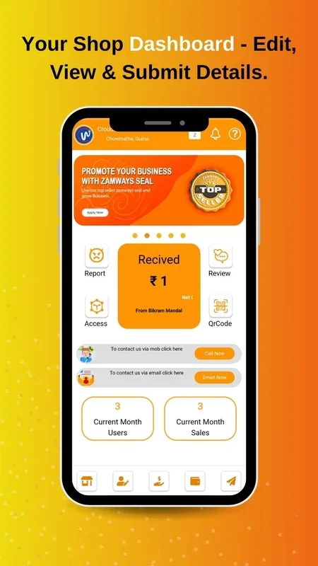 ZamWays Biz - Empowering Android Sellers with Cashback