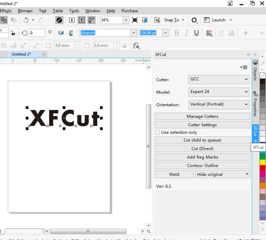 XFCut for Windows - Free Vinyl Cutting Plugin