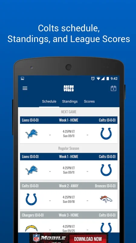 Colts for Android - Stay Connected with the Team