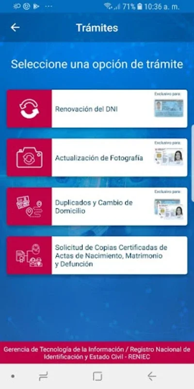 DNI BioFacial for Android: Simplifying Virtual Identity Tasks