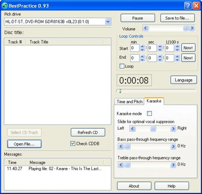 BestPractice for Windows - Free Audio File Editing Tool