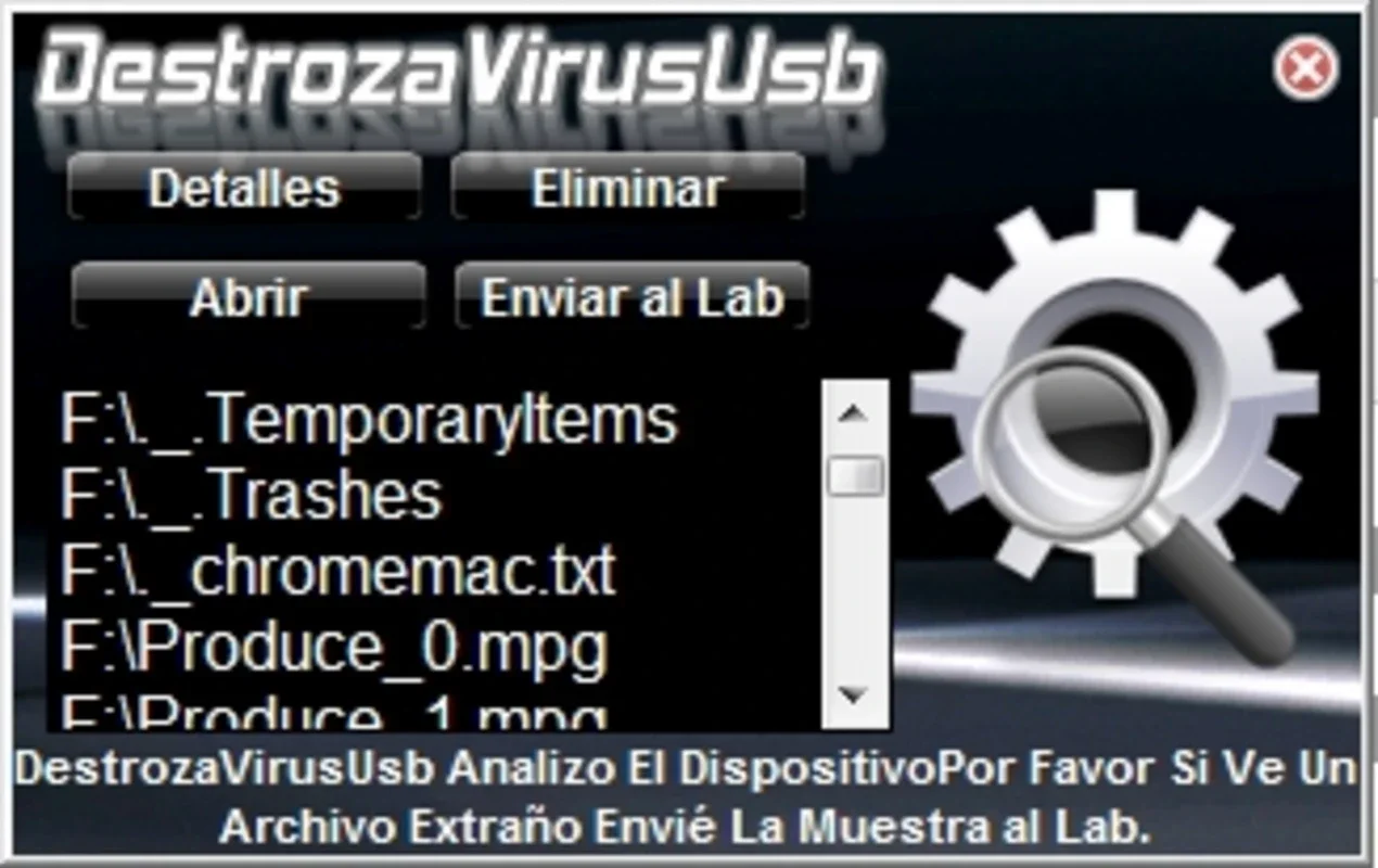 DestrozaVirusUsb for Windows - Protect Your Portable Devices