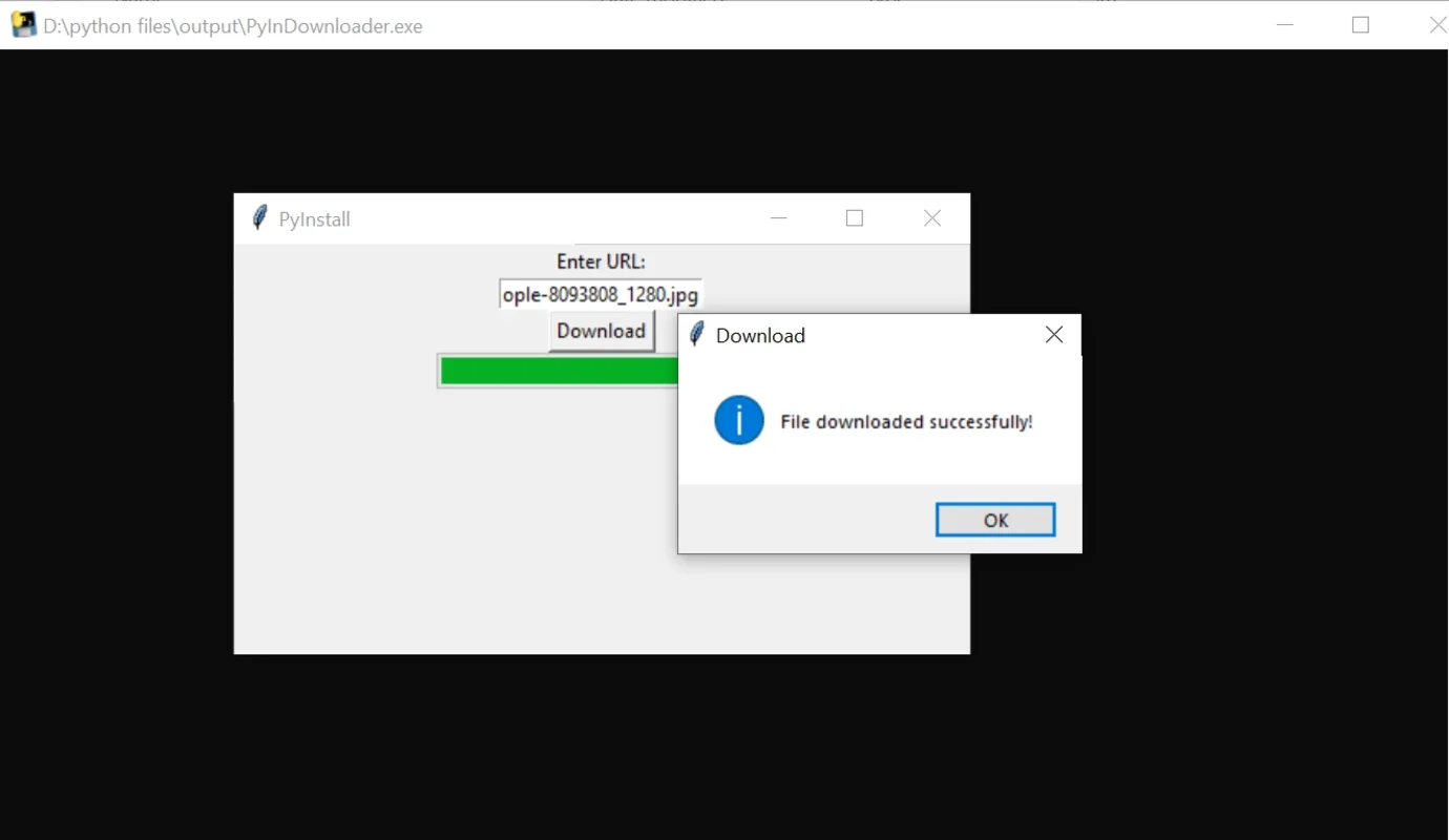 PyInDownloader for Windows: Efficient File Downloading