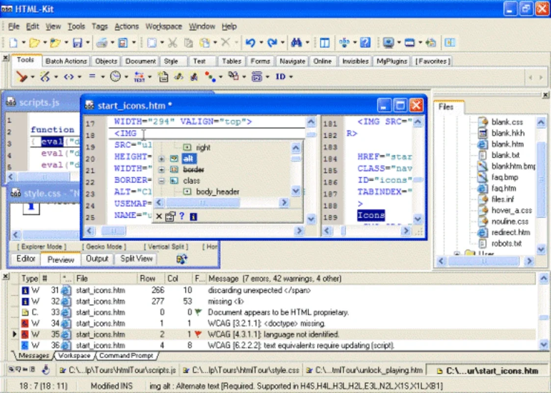 HTML Kit for Windows - Powerful Web Page Editor