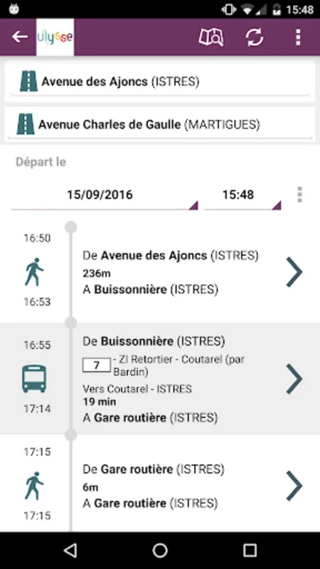 Réseau Ulysse for Android: Simplify Urban Mobility