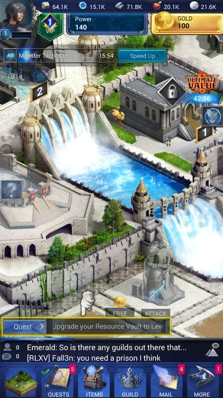 Final Fantasy XV: A New Empire for Android - Build Your Kingdom