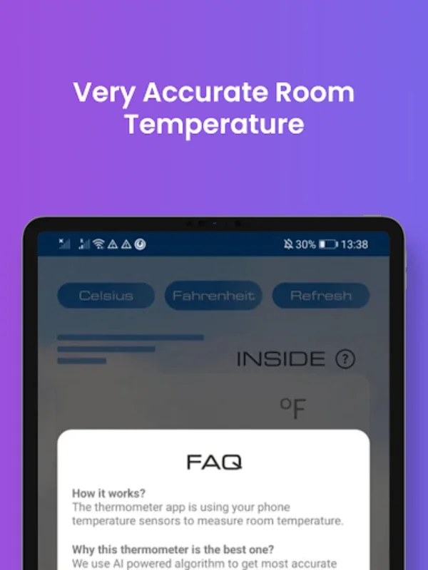 Room Temperature Thermometer for Android - Accurate Temperature Monitoring