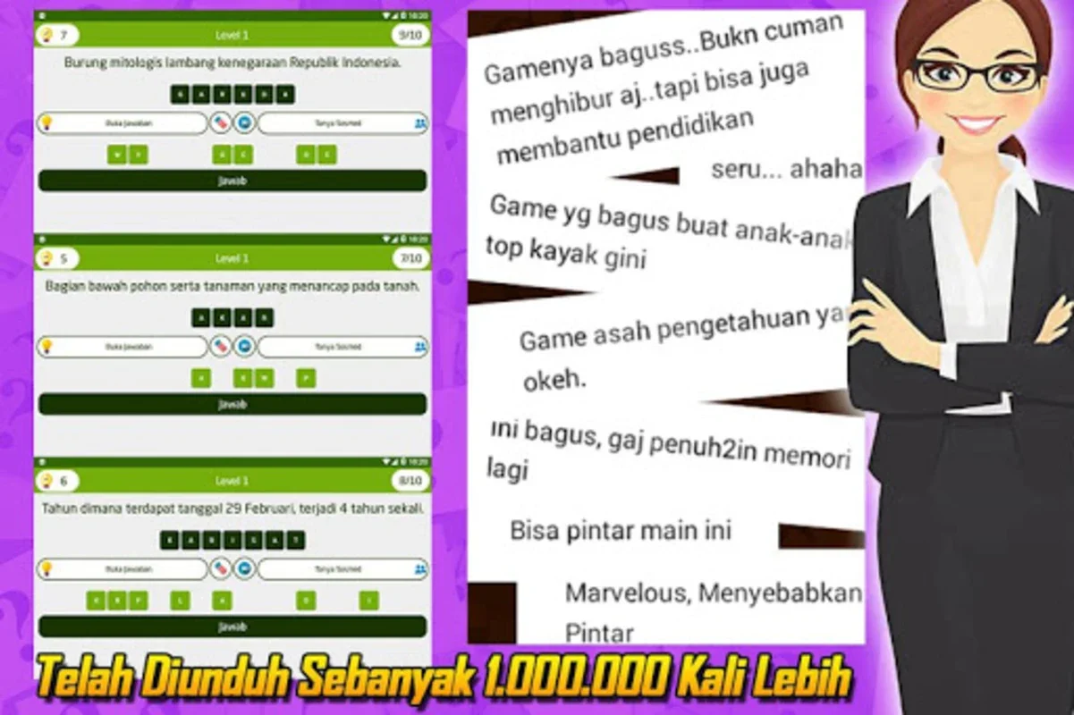 Asah Otak Game for Android: Enhance Vocabulary