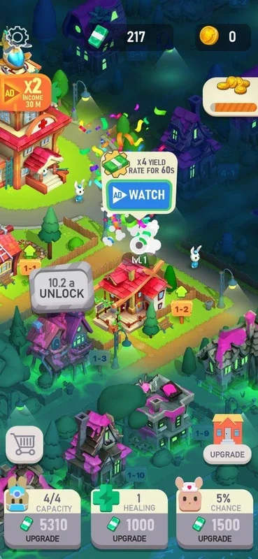 Idle Rabbits: Save the World for Android - Protect the City