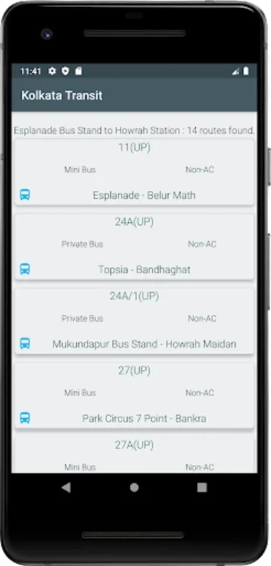 Kolkata Transit for Android - Navigate Kolkata with Ease