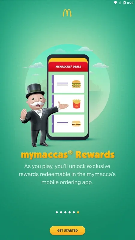 Monopoly at Macca's for Android: More Prizes at McDonald's