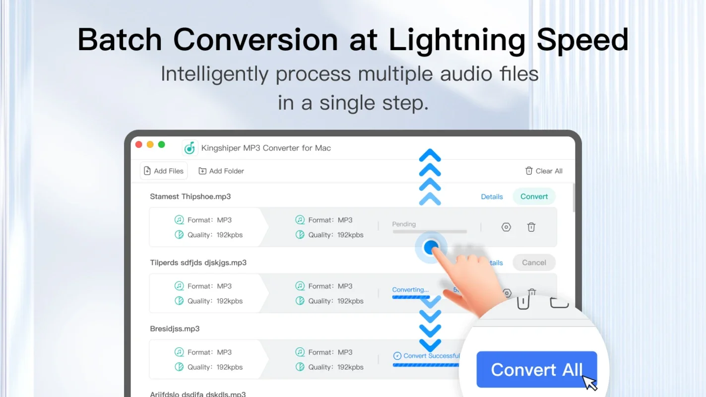 Kingshiper MP3 Converter for Mac - Simplify Audio Conversion