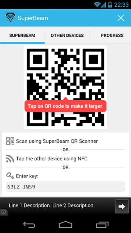 SuperBeam WiFi Direct Share for Android - Share Files in a Flash