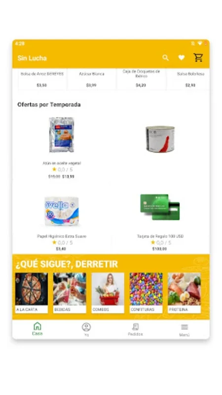 Sin Lucha for Android: Seamless Shopping Experience