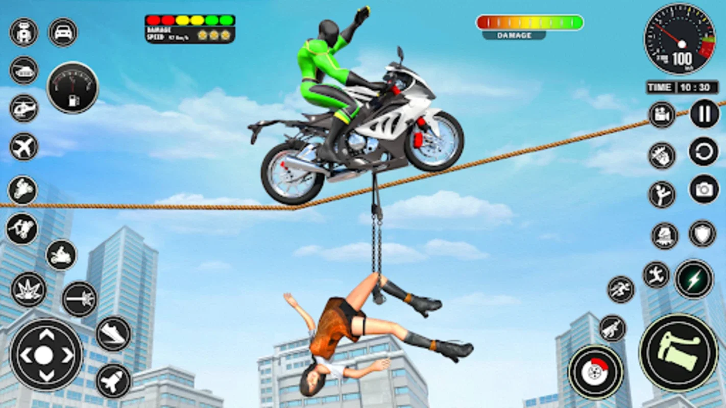 Superhero Bike Mega Ramp Games for Android - No Downloading Needed