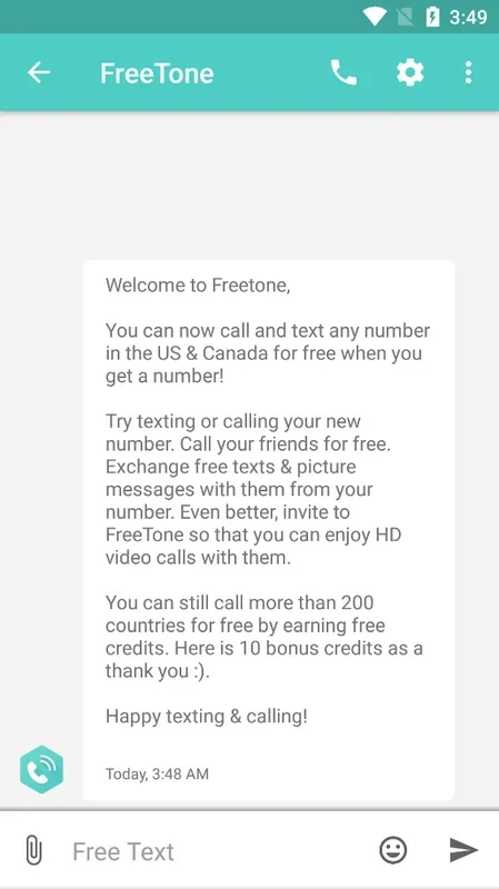 FreeTone for Android - Make Free International Calls