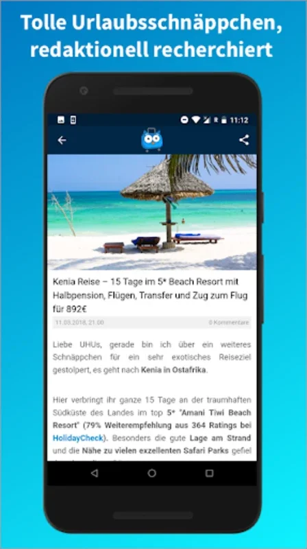 Reiseuhu for Android: Enhance Your Travels