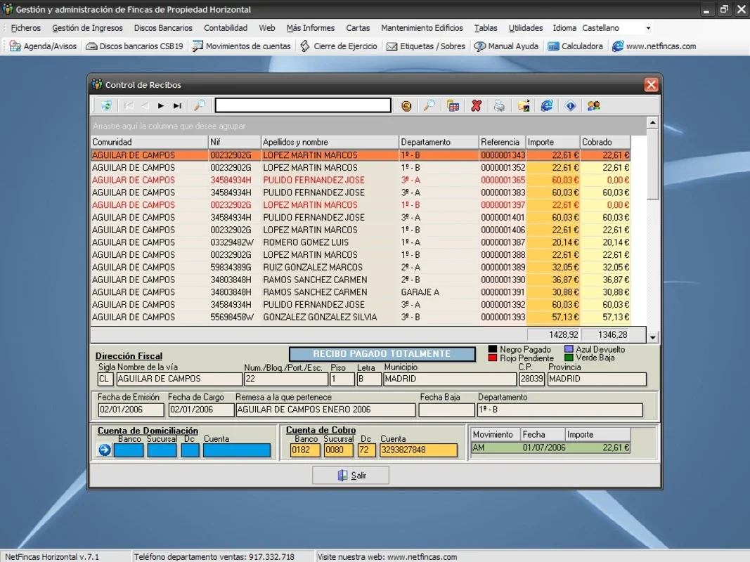 Netfincas Horizontal for Windows - Manage Neighborhood Associations Easily