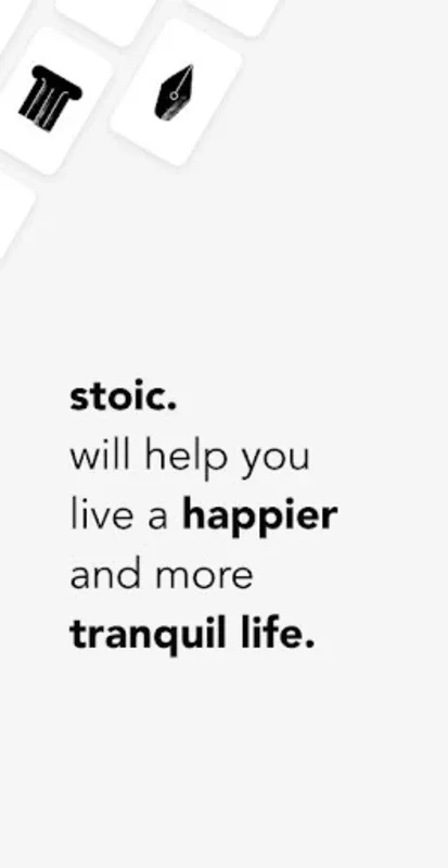 stoic. for Android - Enhance Emotional Well-being