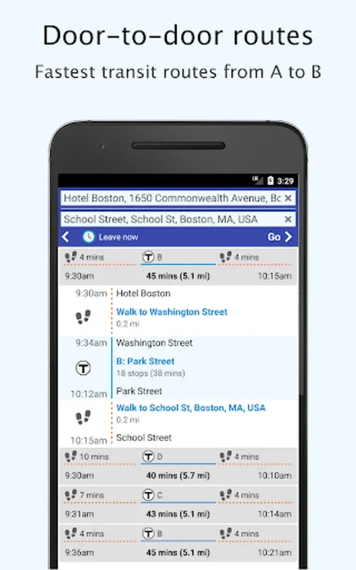 Boston Transit for Android - Navigate Boston Public Transit Offline