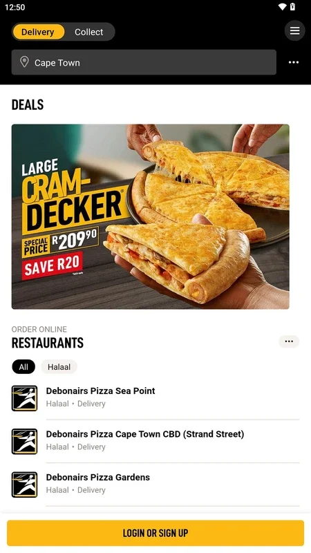 Debonairs Pizza for Android - Order Delicious Pizzas