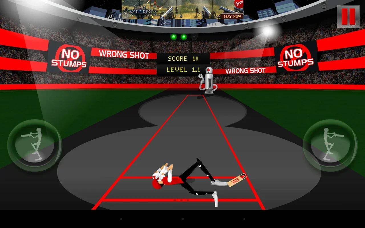 Stick Cricket: Super Sixes on Android - Fun Cricket Against a Robotic Opponent