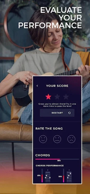 Roadie Coach: Guitar & Ukulele for Android - Learn Efficiently