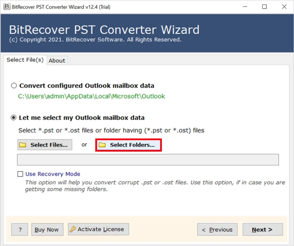 BitRecover PST Converter Wizard for Windows - Convert PST Files Easily