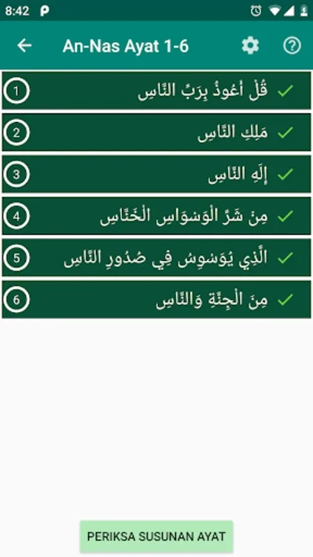 Hafal Quran Susun Ayat for Android - Interactive Quran App