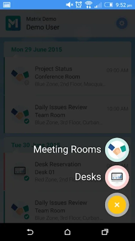 Matrix Booking for Android: Streamline Workplace Reservations