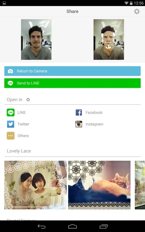 LINE Camera: Animated Stickers for Android - Enhance Photos