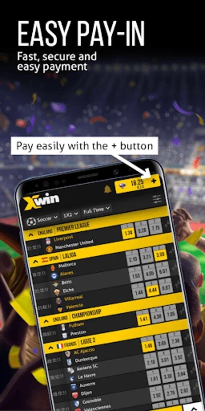 xWin for Android - Win Prizes with Sports Predictions