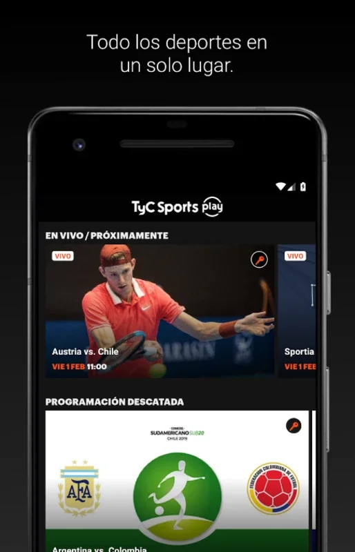 TyC Sports Play for Android - Unbeatable Sports Experience