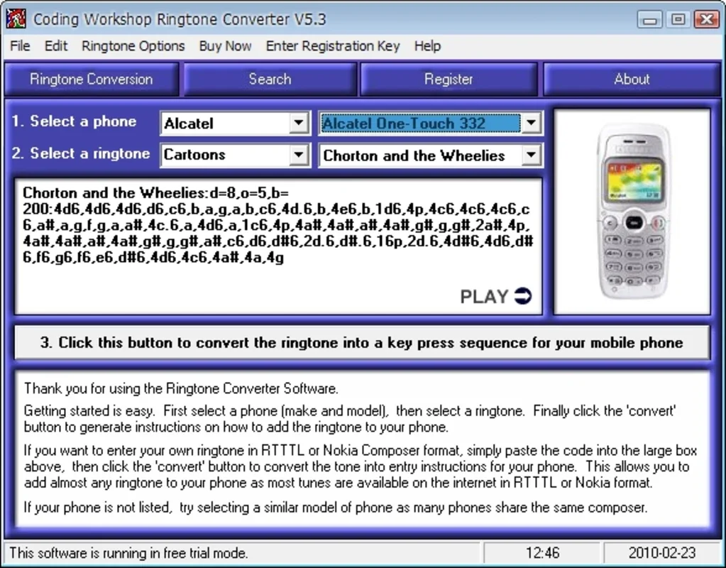 Coding Wordshop Ringtone Converter for Windows - No Download Needed