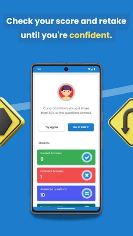 Driver for Android: Ace Driving Tests with 3000+ Qs