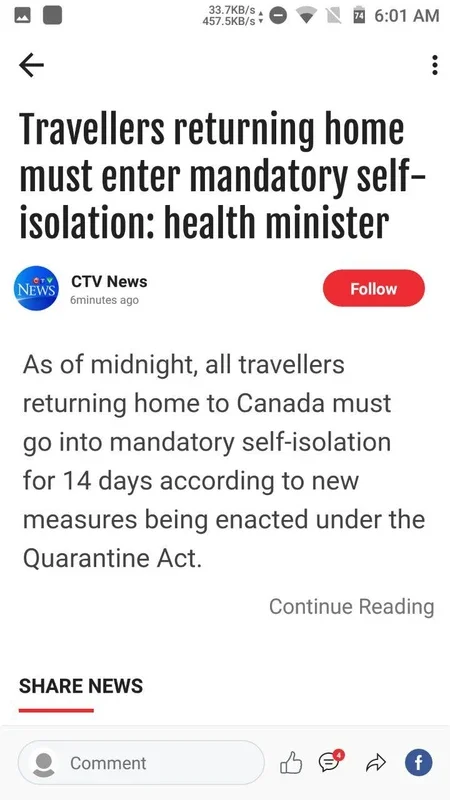 Canada Breaking News for Android - Stay Informed