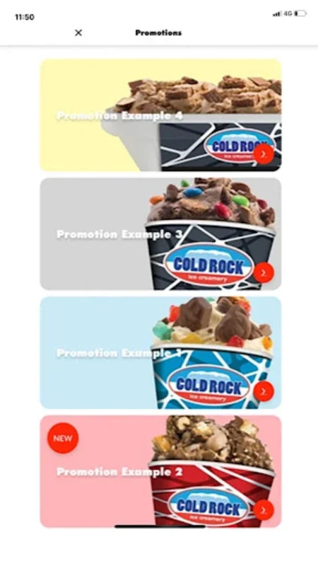 Cold Rock Ice Creamery for Android - Customize & Earn Rewards