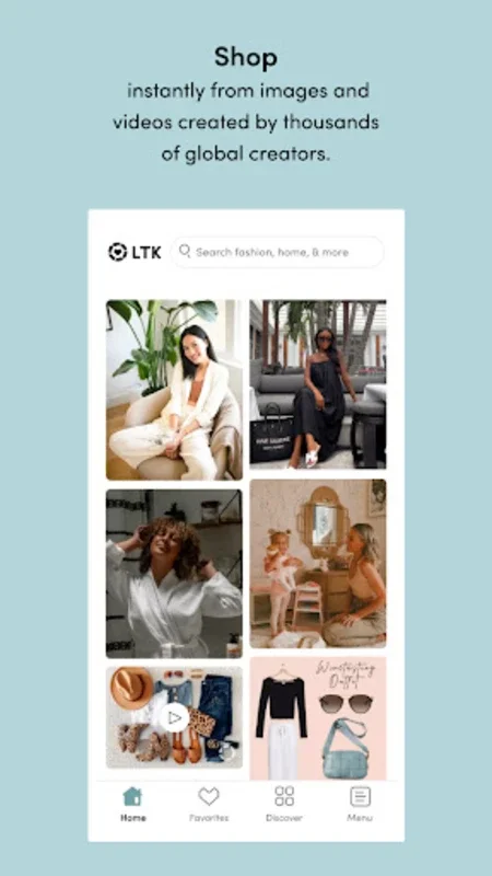 LTK for Android - A Curated Shopping Experience