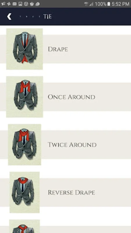 How To Tie A Tie Knot - True T for Android