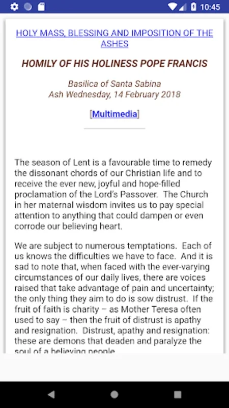 Daily Readings for Android - Access Holy Mass Scriptures Easily