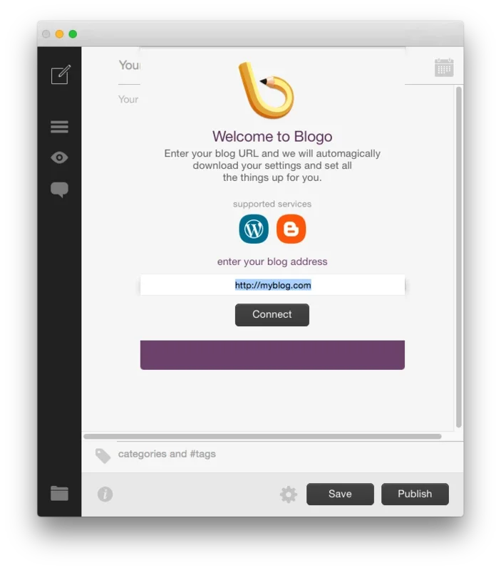 Blogo for Mac - A Free Text Editor for Blogs