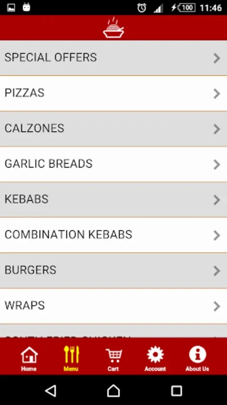 Costa Rica Pizza Sheffield for Android - Rewards & Discounts