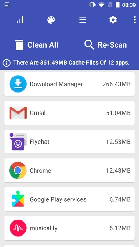 Limpiador Fácil de Caché for Android: Boost Performance