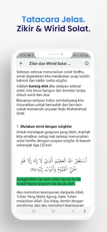 Doa Selepas Solat for Android - Spiritual Enhancement App