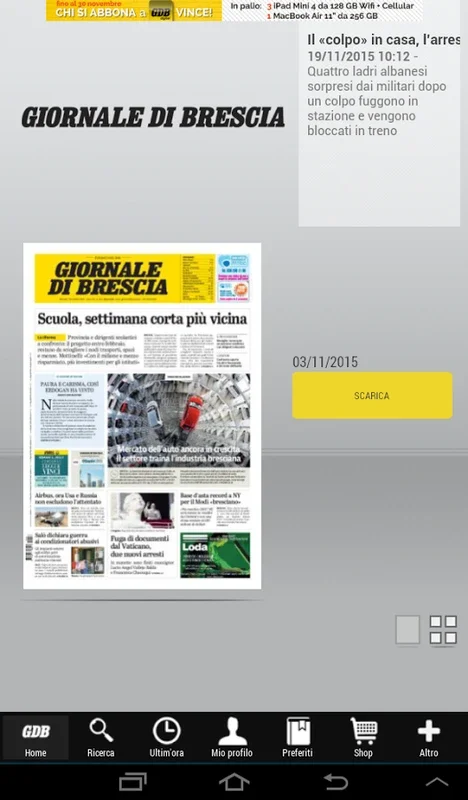 GdB digital for Android - Stay Informed with Brescia News