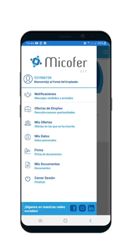 Micofer APP for Android - Streamlined Job Search