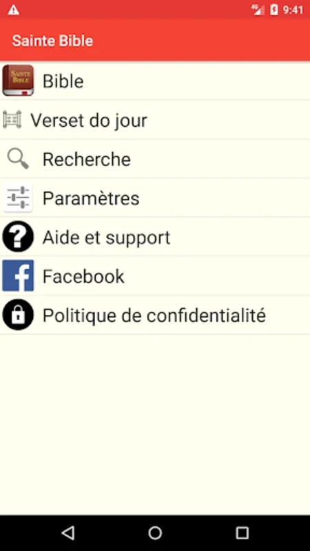 Sainte Bible for Android: Spiritual Companion