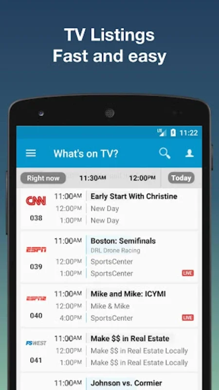 TV Listings for Android: Comprehensive TV Guide