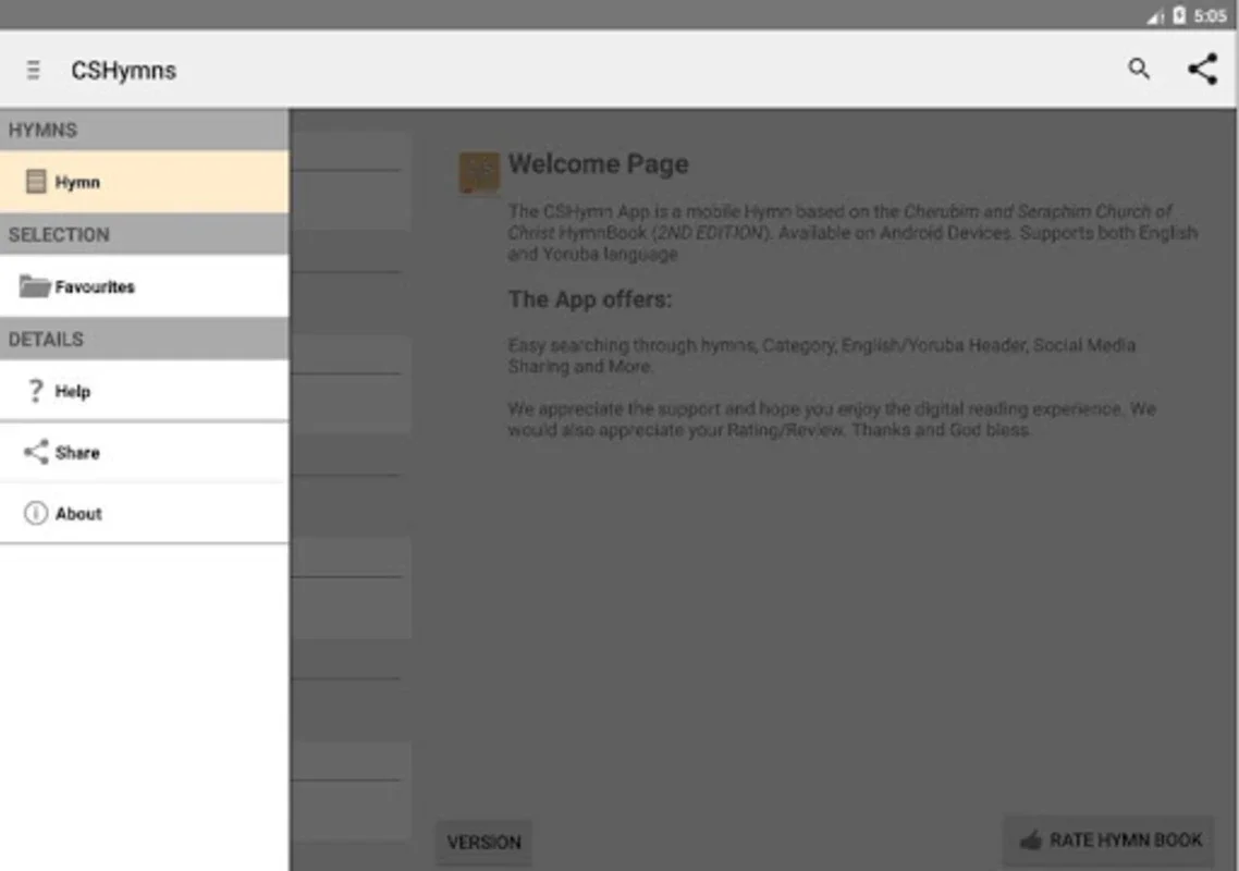 CSHymnsOfe for Android: Enriching Spiritual Experience